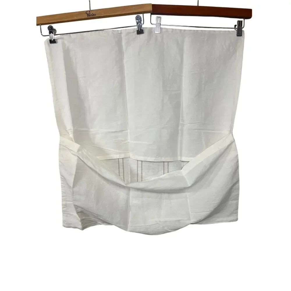 West Elm White Striped Pillow Case *Dimension In Picture*